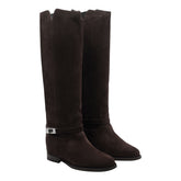 STIVALE IN SUEDE CON LUCCHETTO