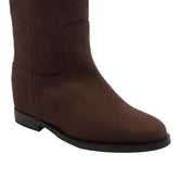 STIVALE IN PELLE CON V