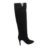 STIVALE IN SUEDE CON TACCO E V