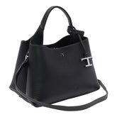 MICRO LEATHER HANDBAG WITH T TIMELESS LOGO