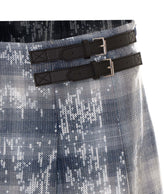 GONGORA MINIGONNA CON MOTIVO CHECK E PAILLETTES