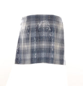 GONGORA MINIGONNA CON MOTIVO CHECK E PAILLETTES