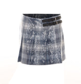 GONGORA MINIGONNA CON MOTIVO CHECK E PAILLETTES