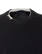 T-SHIRT WITH LOGO ON NECK