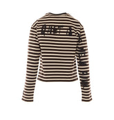 TOP A MANICHE LUNGHE MIRTILLA
