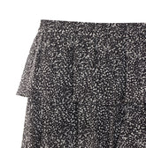 PRINTED GEORGETTE RUFFLE SKIRT