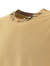 CHECK TRIM T-SHIRT