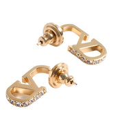 VLOGO SIGNATURE STRASS EARRINGS
