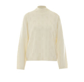MAGLIA A COLLO ALTO IN PLATINUM