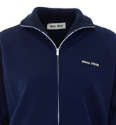 FELPA CON ZIP E LOGO