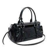BORSA A SPALLA CON LOGO MIU MIU