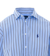 CAMICIA A RIGHE CON LOGO POLO