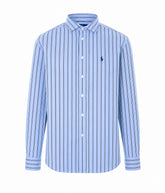 CAMICIA A RIGHE CON LOGO POLO