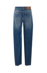 BALLOON JEANS WITH JEWELLED BUTTONS