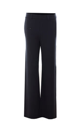 PANTALONE REGULAR FIT IN PUNTO MILANO CON LOGO