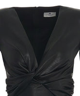 MINI DRESS WITH FLOUNCE