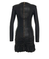 MINI DRESS WITH FLOUNCE