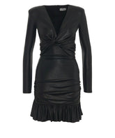 MINI DRESS WITH FLOUNCE