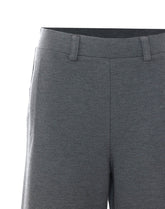 PANTALONE REGULAR FIT IN PUNTO MILANO CON LOGO