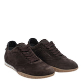 SNEAKER IN SUEDE CON LOGO