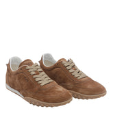 SNEAKER IN SUEDE CON LOGO