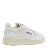 MEDALIST SNEAKERS WITH SHEARLING DETAIL