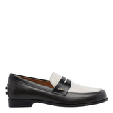 LOGO LEATHER LOAFERS