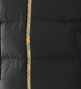 SNOWDON DOWN JACKET WITH CHECKERBOARD RIBBON