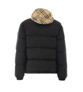 SNOWDON DOWN JACKET WITH CHECKERBOARD RIBBON