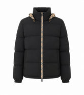 SNOWDON DOWN JACKET WITH CHECKERBOARD RIBBON