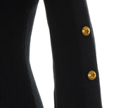 KNITTED SWEATER WITH JEWEL BUTTONS