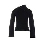KNITTED SWEATER WITH JEWEL BUTTONS
