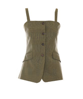 GILET IN LANA MXMBACCA IN PRINCIPE DI GALLES