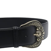CINTURA IN PELLE CON FIBBIA PAISLEY