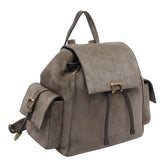 LOGO SUEDE BACKPACK