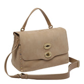 SMALL POSTINA JONES NABUK HANDBAG