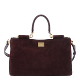 MEDIUM SUEDE VITTORIA HANDBAG
