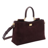 MEDIUM SUEDE VITTORIA HANDBAG