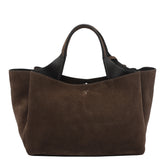 BORSA A MANO IN SUEDE MINI CON PENDENTE T TIMELESS