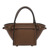 MINI T SIGNATURE LEATHER SHOPPING BAG