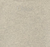 FELPA CON LOGO E RICAMO FLOREALE