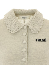 LOGO SLIM FIT CARDIGAN