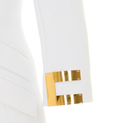 GIACCA IN DOPPIO CREPE STRETCH CON LOGO GIOIELLO