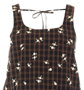 ABITO MINI CON STAMPA CHECK