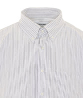 LOGO STRIPED OXFORD SHORT SLEEVES SHIRT