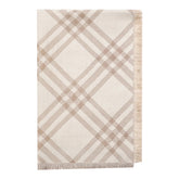DEGRADE' CHECK SCARF IN WOOL AND SILK