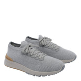 KNITTED RUNNER SNEAKERS WITH LOGO