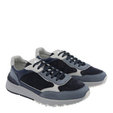 SUEDE RUNNER SNEAKERS WITH LOGO