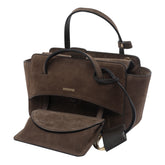 SMALL FLAP SUEDE HANDBAG