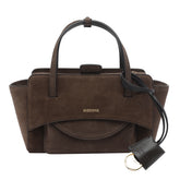 SMALL FLAP SUEDE HANDBAG